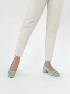 Sapato Salto Medio Verde Beatriz 03