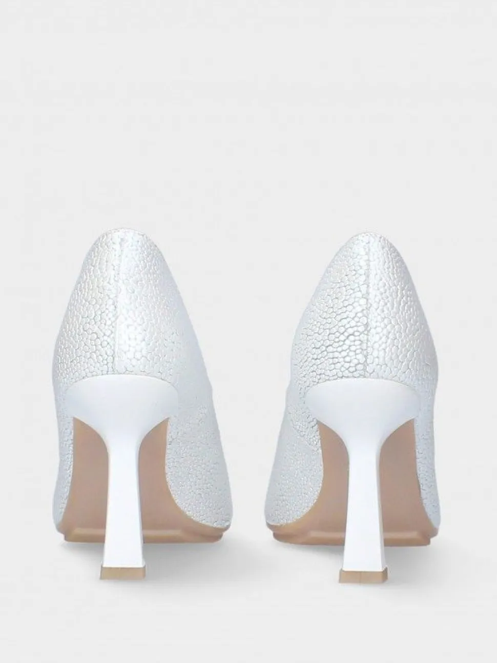 Sapato Stiletto Branco Salto Alto Luisa 01