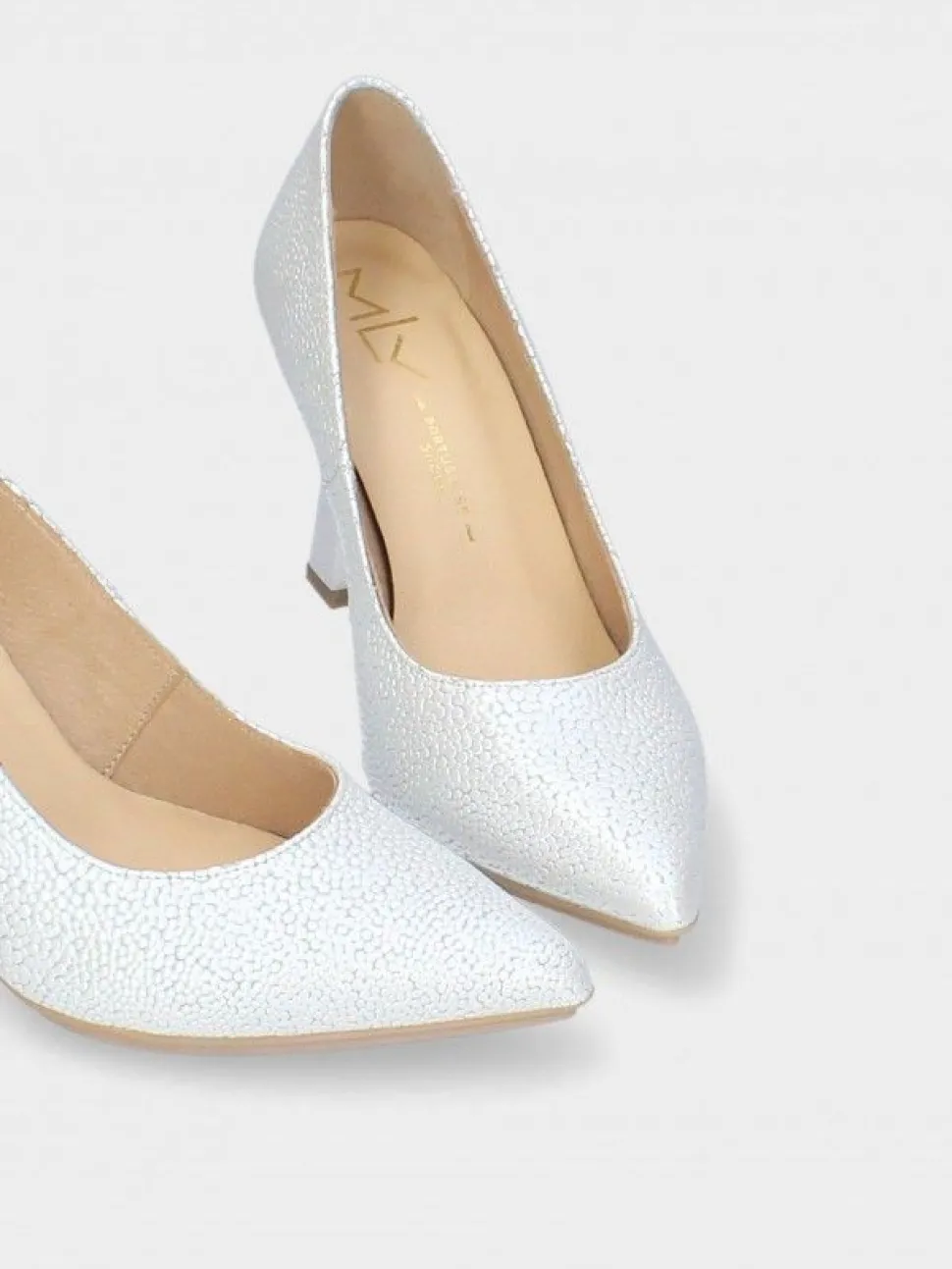 Sapato Stiletto Branco Salto Alto Luisa 01
