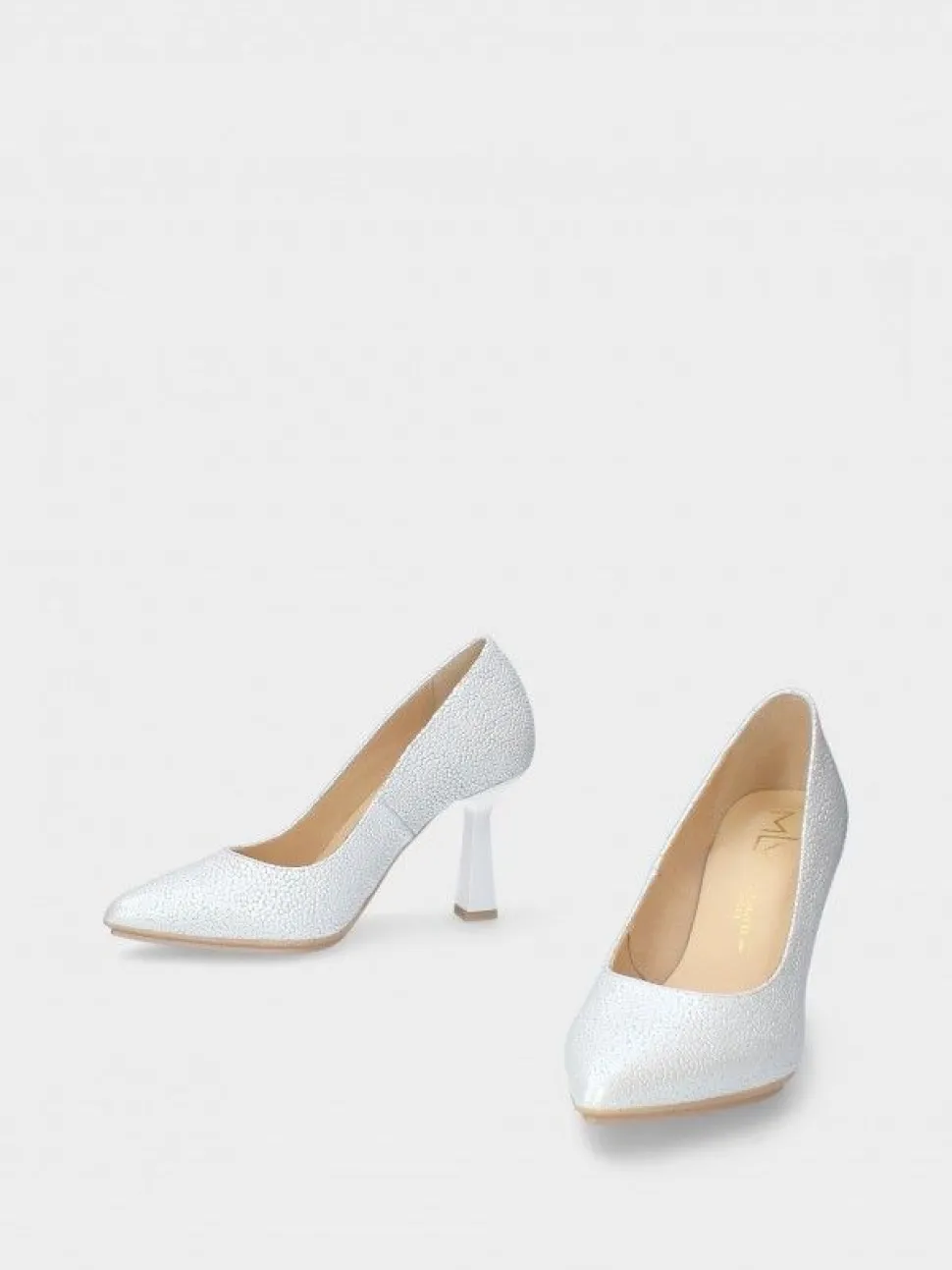 Sapato Stiletto Branco Salto Alto Luisa 01