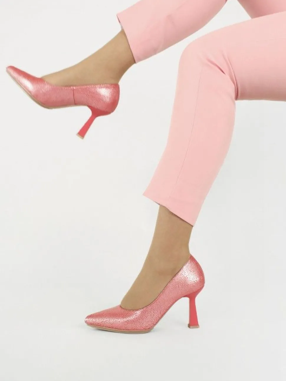 Sapato Stiletto Coral Salto Alto Luisa 01