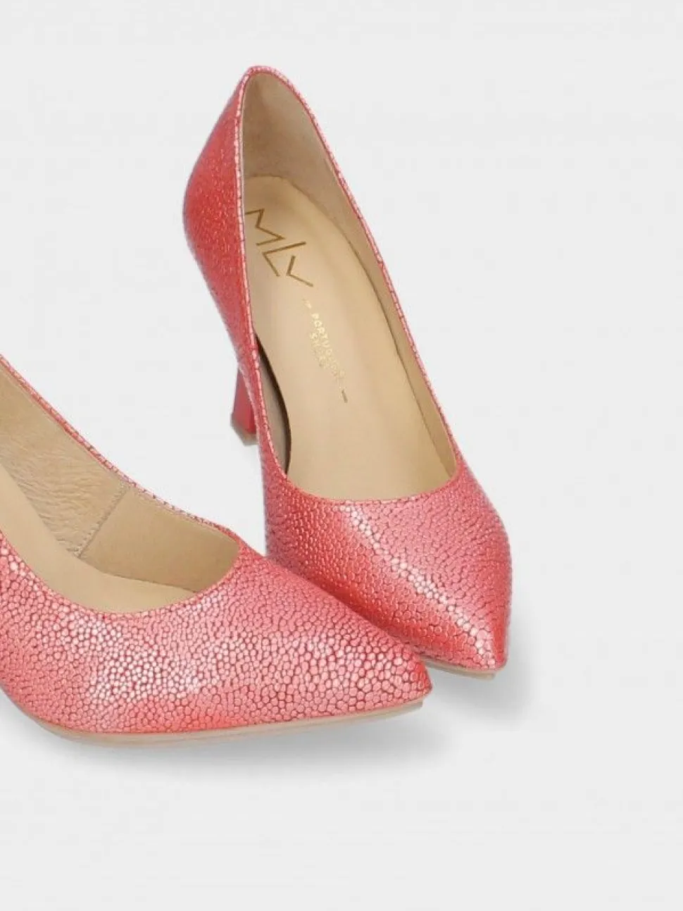 Sapato Stiletto Coral Salto Alto Luisa 01