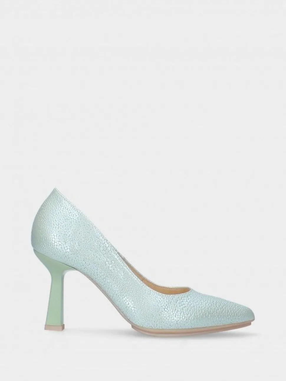 Sapato Stiletto Verde Salto Alto Luisa 01