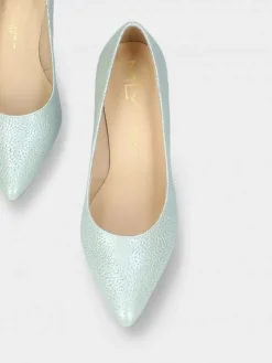 Sapato Stiletto Verde Salto Alto Luisa 01