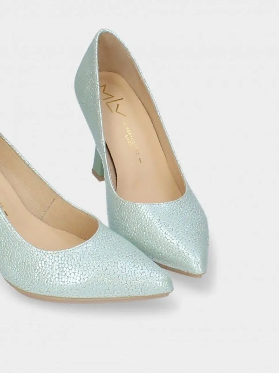 Sapato Stiletto Verde Salto Alto Luisa 01