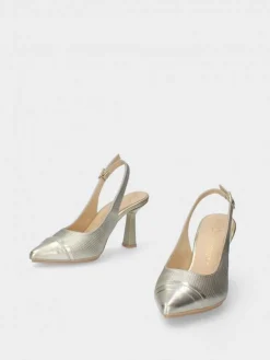 Sapatos Dourados Salto Alto Para Cerimonia Luisa 02