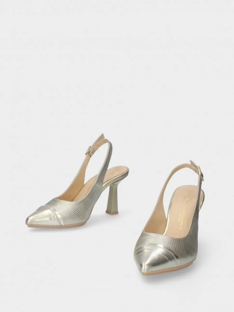 Sapatos Dourados Salto Alto Para Cerimonia Luisa 02