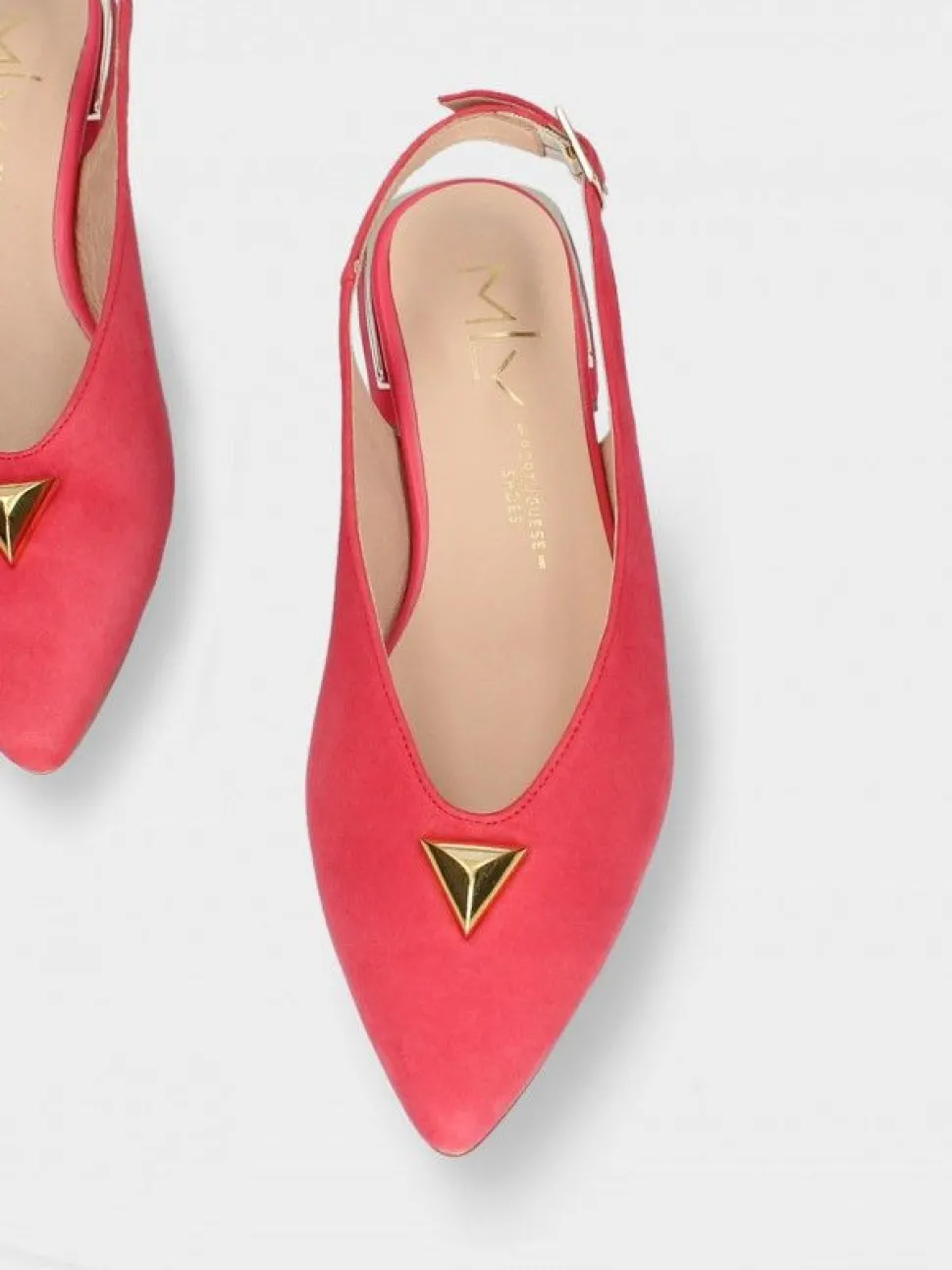 Sapatos Salto Raso Coral Lea 66